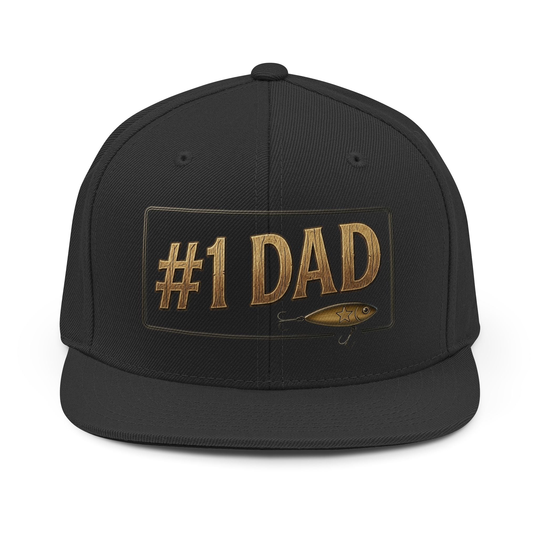 #1 Dad Fishing Hat | Snapback Cap, Lure Design
